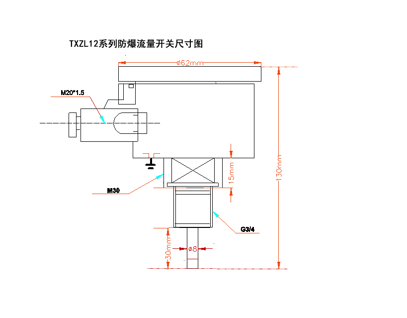 TXZL12電子式防爆流量開關 流量開關